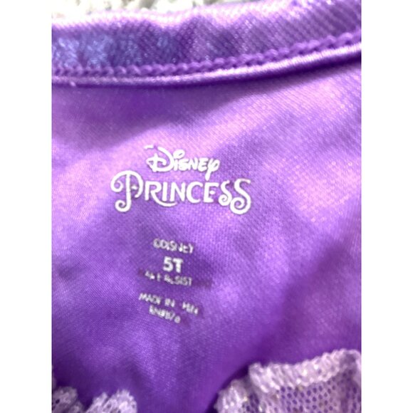 Disney Princess Toddler Girls Night Gown Rapunzel Purple Multi Size 5 - Picture 4 of 6